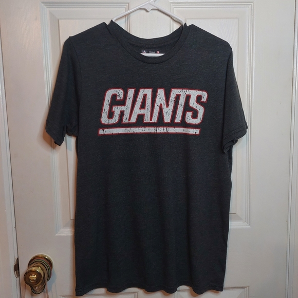 NFL Team Apparel Grey New York Giants Odell Beckham Jr Short Sleeve Tshirt Sz L - Picture 1 of 11